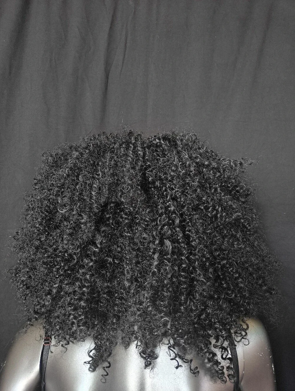 Natural Curly Afro kinky Wig - Black